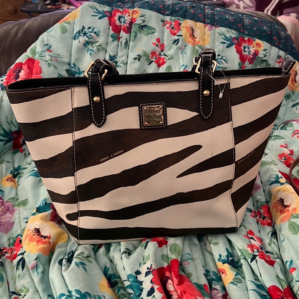 Dooney & Bourke Zebra Print Purse